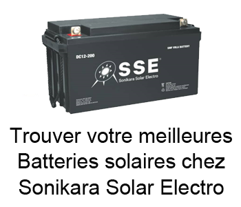 Batteries Solaires tunisie Sonikara Solar Electro